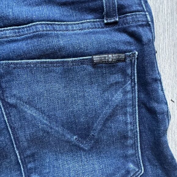 Hudson Natalie Mid Rise Super Skinny Jeans Womens 27 Inch Waist Blue Denim Zip - Picture 15 of 15